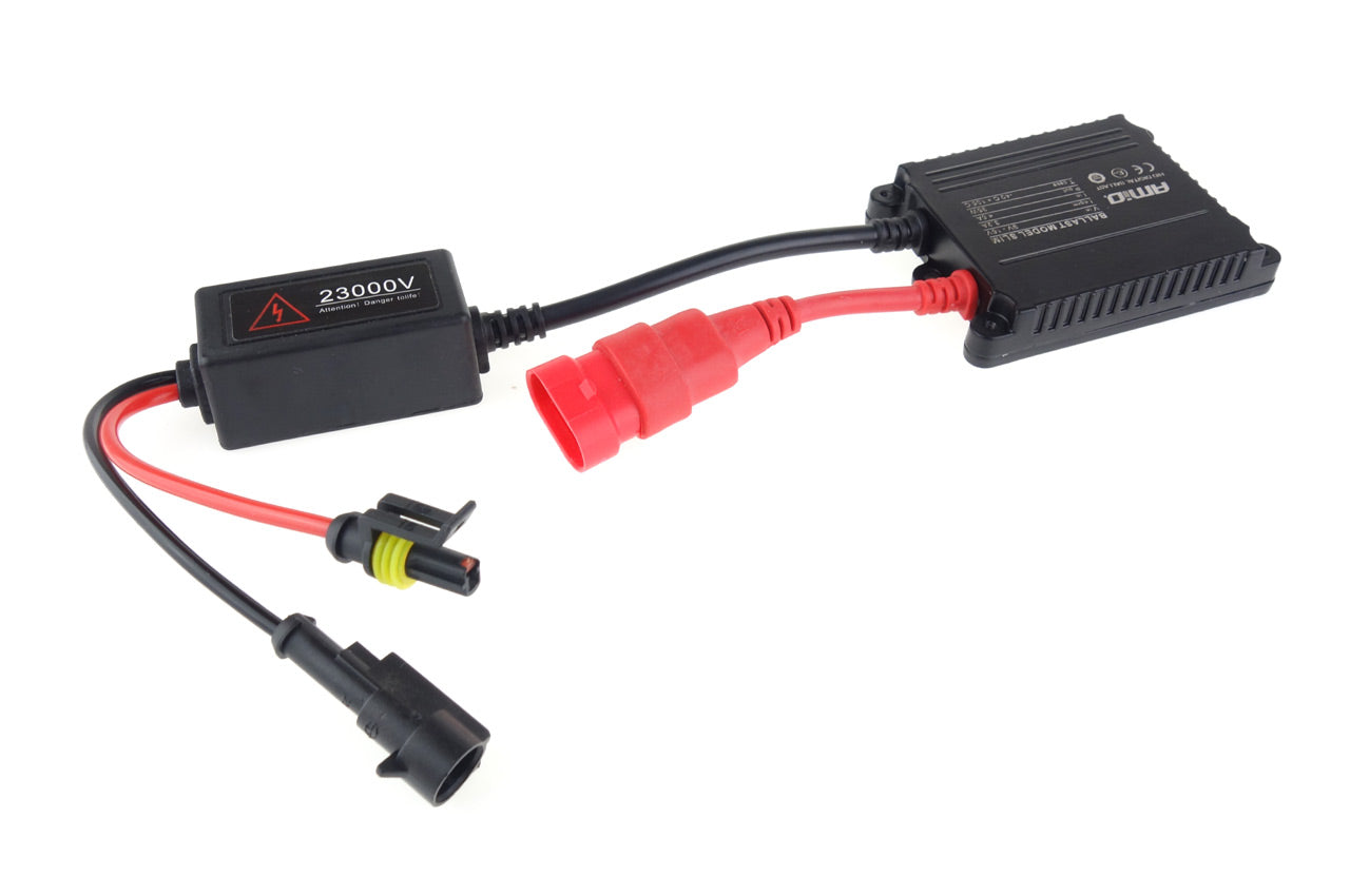 Kit XENON AC model SLIM, compatibil H4-3 BIXENON, 35W, 9-16V, 6000K, destinat competitiilor auto sau off-road