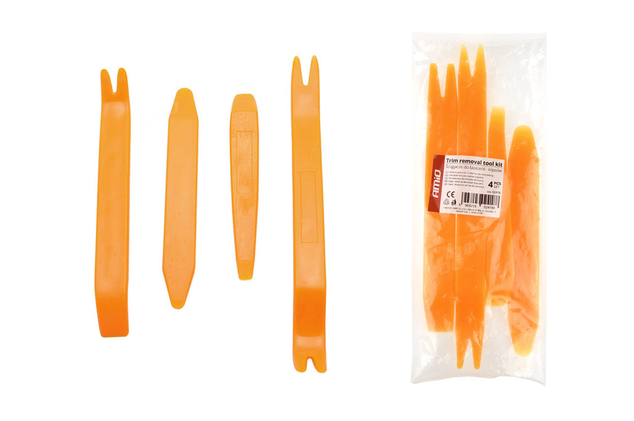 Set 4 buc. cleme extractoare pentru demontat tapiterie auto