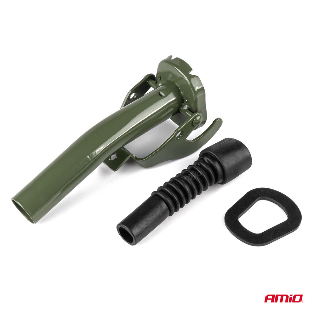 Palnie metalica detasabila pentru canistrele de 5L, 10L si 20L din tabla, culoare Verde