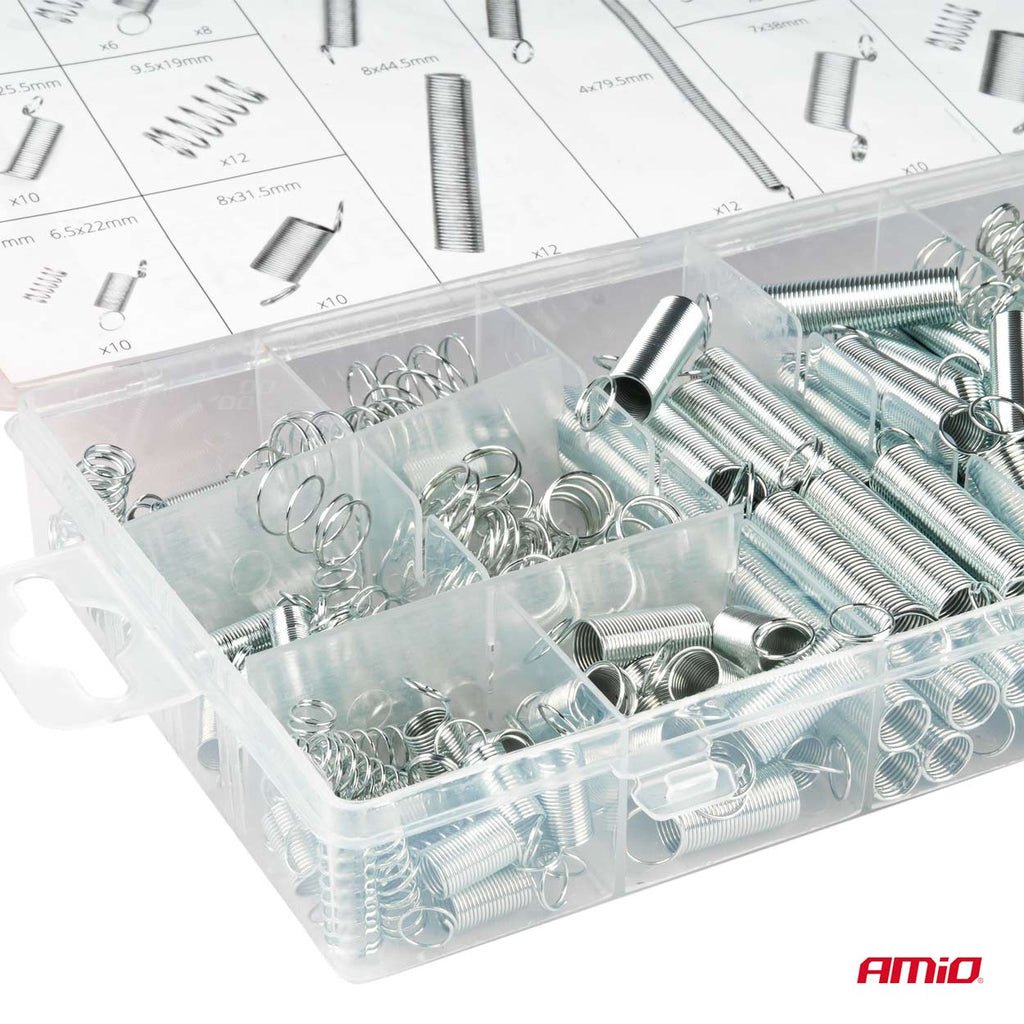Set 200 arcuri de compresie si extensie de diferite dimensiuni pentru reparatii