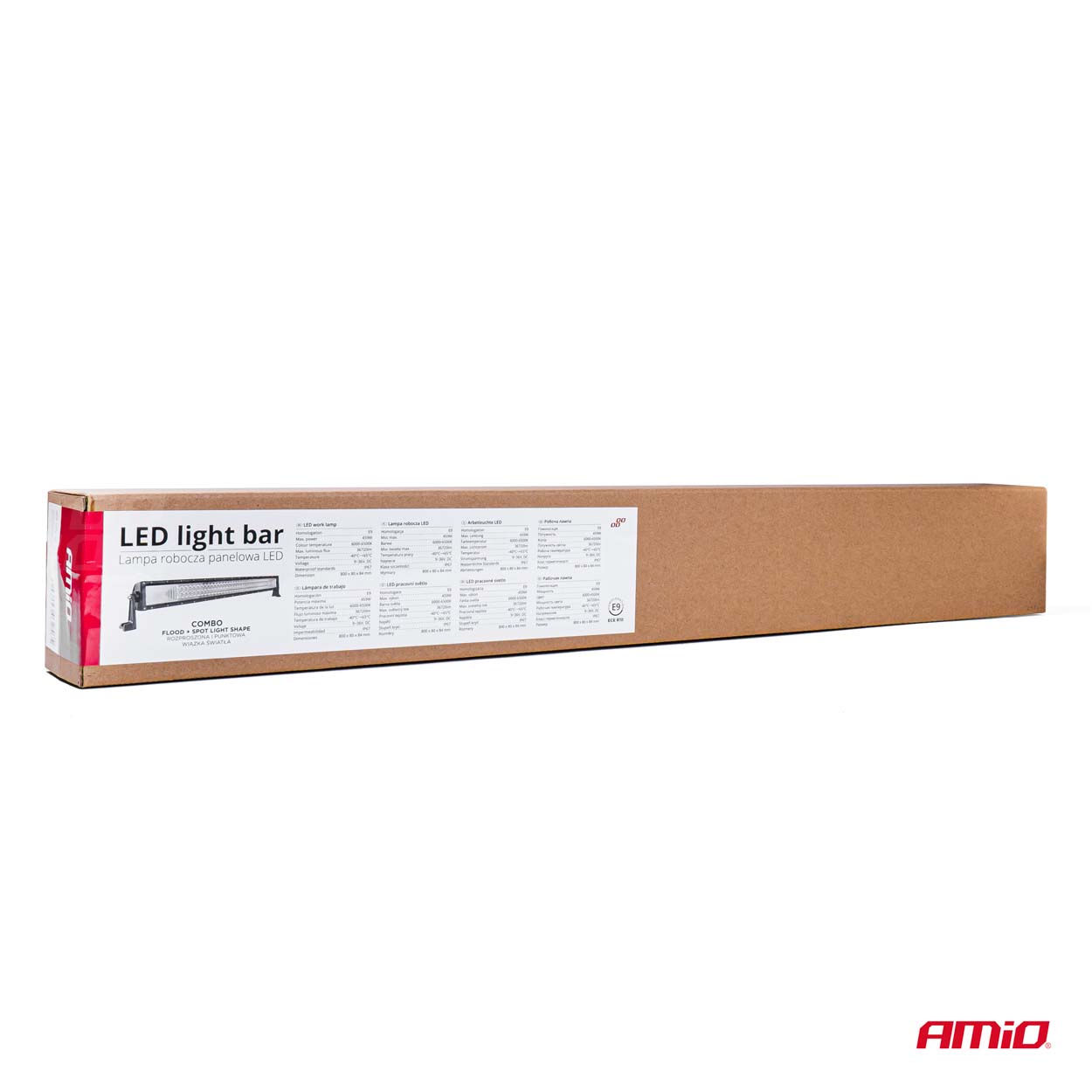 Proiector LED BAR model "CURBAT" pentru Off-Road, ATV, SSV, putere 459 W, culoare 6500K, tensiune 9-36V, dimensiuni 800 x 80 x 84 mm