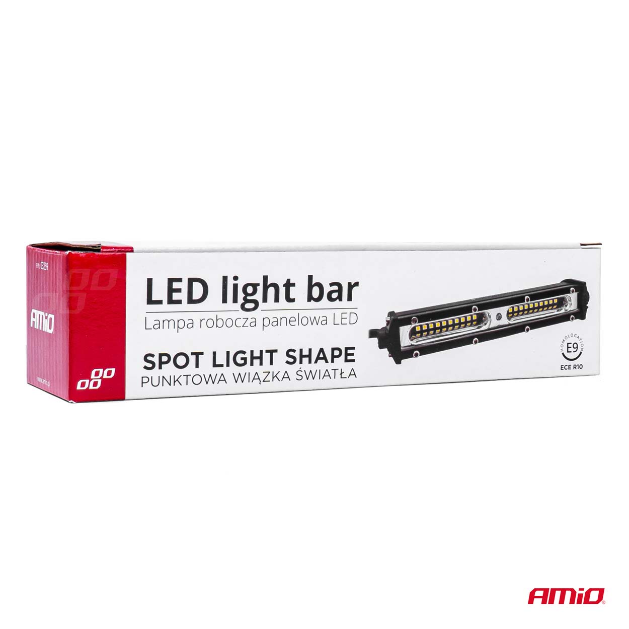 Proiector LED BAR model "SLIM" pentru Off-Road, ATV, SSV, putere 54W, culoare 6500K, tensiune 9-36V, dimensiuni 180 x 27 x 43 mm