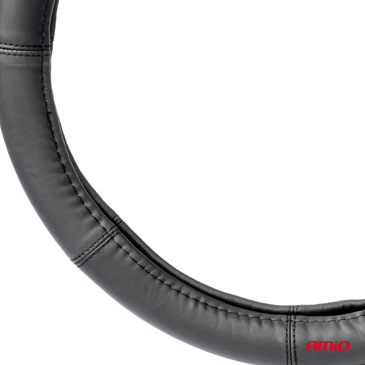 Husa volan din Piele Naturala, culoare Neagra, marime S (volan 35-37cm) AVX-AM03545