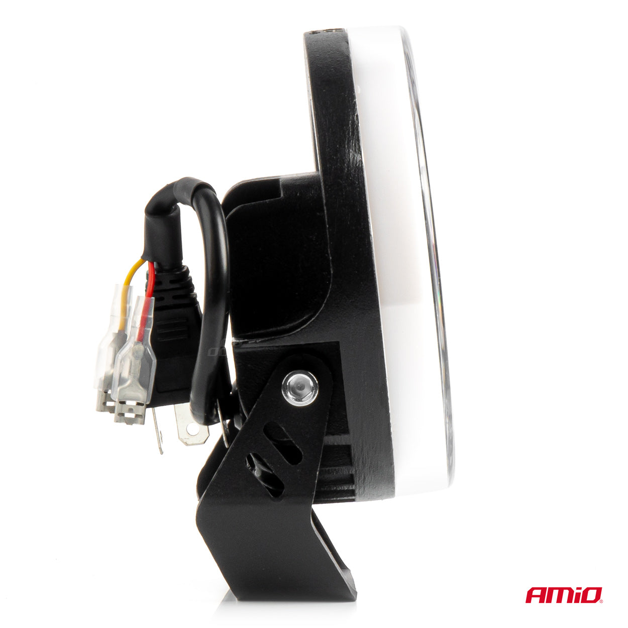 Proiector LED cu Angel Eye model AWL58, pozitie, semnalizare, faza lunga/scurta, pentru Off-Road, ATV, SSV, putere 45W, 8000lm, tensiune 9-36V, dimensiuni 114,5 x 114,5 x 52 mm
