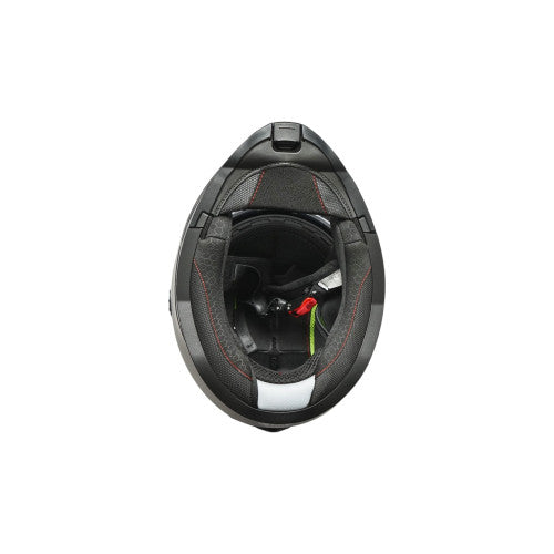 Casca motocross integrala negru mat cu viziera transparenta si ochelari de soare, marimea L, model LION