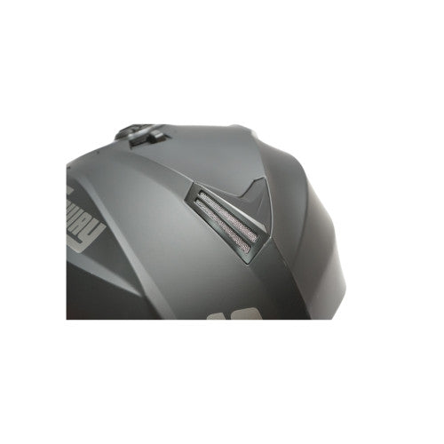Casca moto tip jet neagra cu viziera transparenta si ochelari de soare, marimea L, model Urban