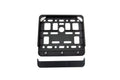 Suport numar inmatriculare negru pentru scooter 11.4 x 14cm