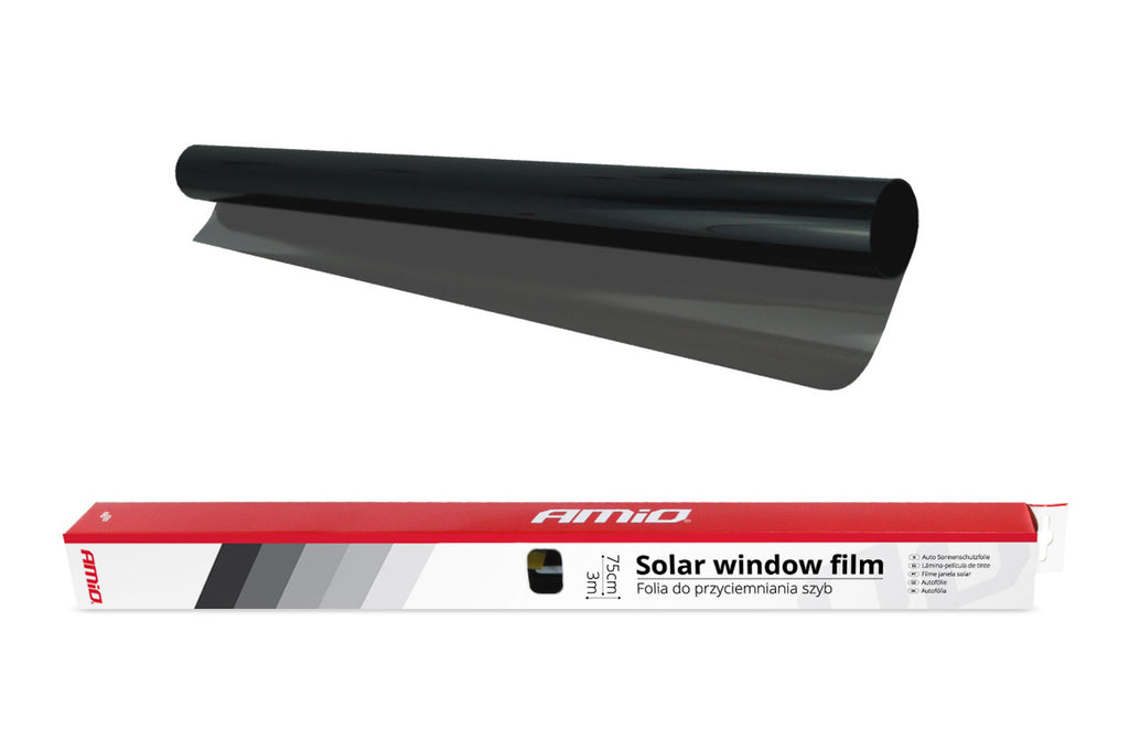 Folie fumurie pentru geamuri Mega Dark Black 0.5 x 3m (1%)