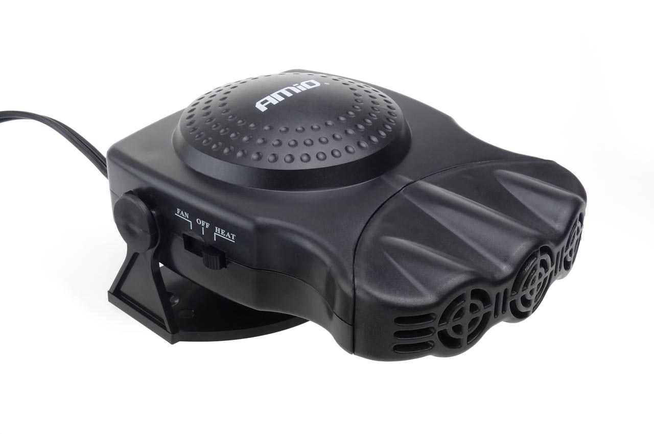 Aeroterma Auto 2in1, Ventilate, Incalzire Rapida si Dezghetare Geamuri, 12V, Putere 150W, cu mufa de bricheta
