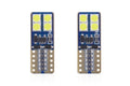 Set becuri auto cu LED CANBUS compatibil T10e W5W 8 SMD Alb 12/24V, destinat competitiilor auto sau off-road