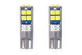 Set becuri auto cu LED CANBUS compatibil T10 W5W 10 SMD Alb 12/24V, destinat competitiilor auto sau off-road