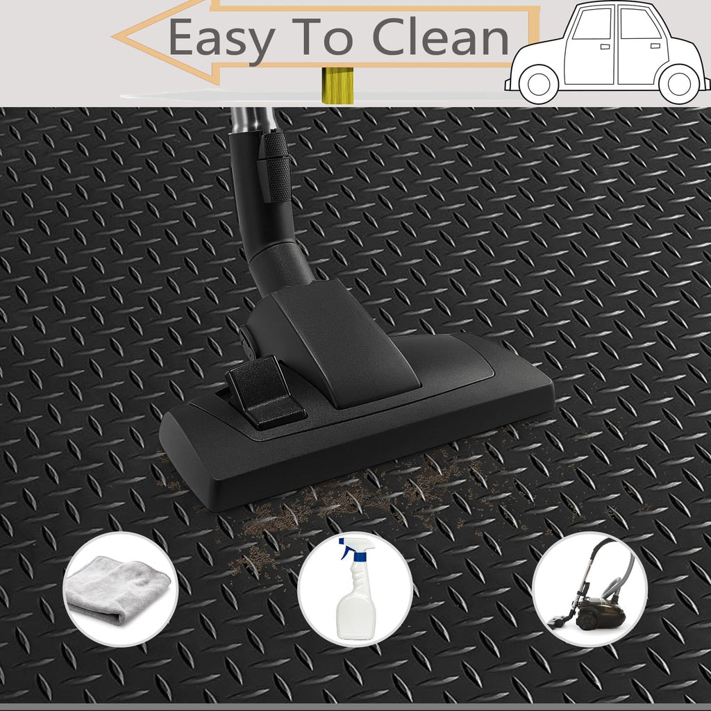 Covor Antiderapant din Cauciuc, Linoleum din Cauciuc pentru Protectie Podea Auto - model DIAMOND