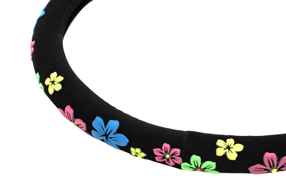 Husa volan model Floral  SWC-13-M (37-39cm)