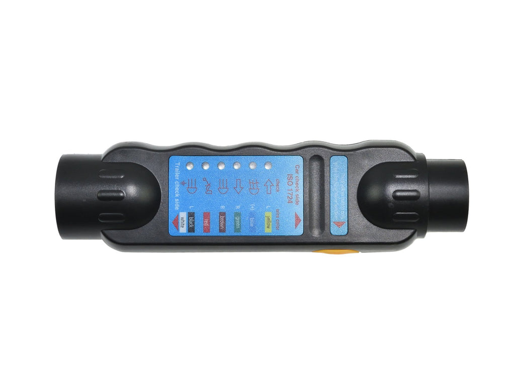 Tester Profesional pentru prize, fise si instalatii electrice remorca cu adaptoare 13/7 si 7/13