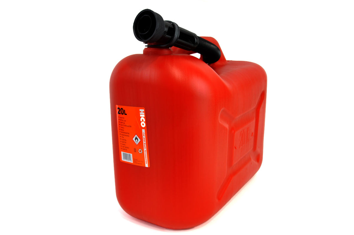 Canistra din plastic pentru combustibil rosie 20L