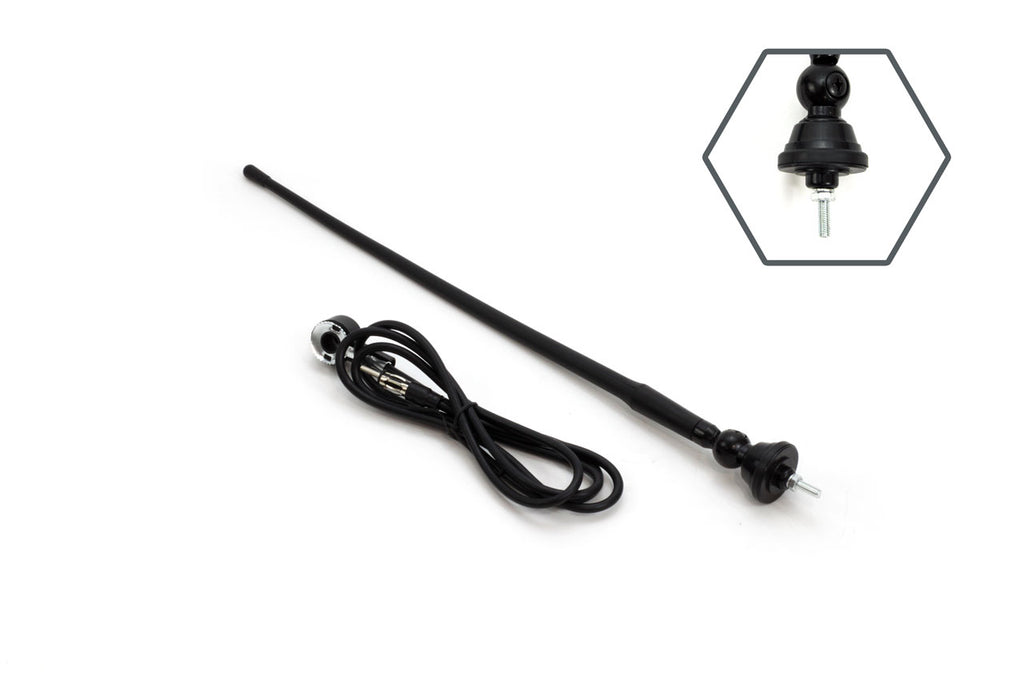 Antena radio auto universala 34cm cu adaptor 5mm ANT02
