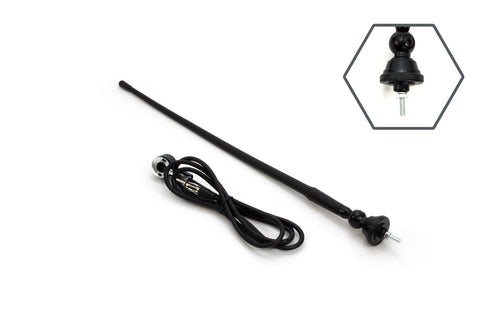 Antena radio auto universala 34cm cu adaptor 5mm ANT02