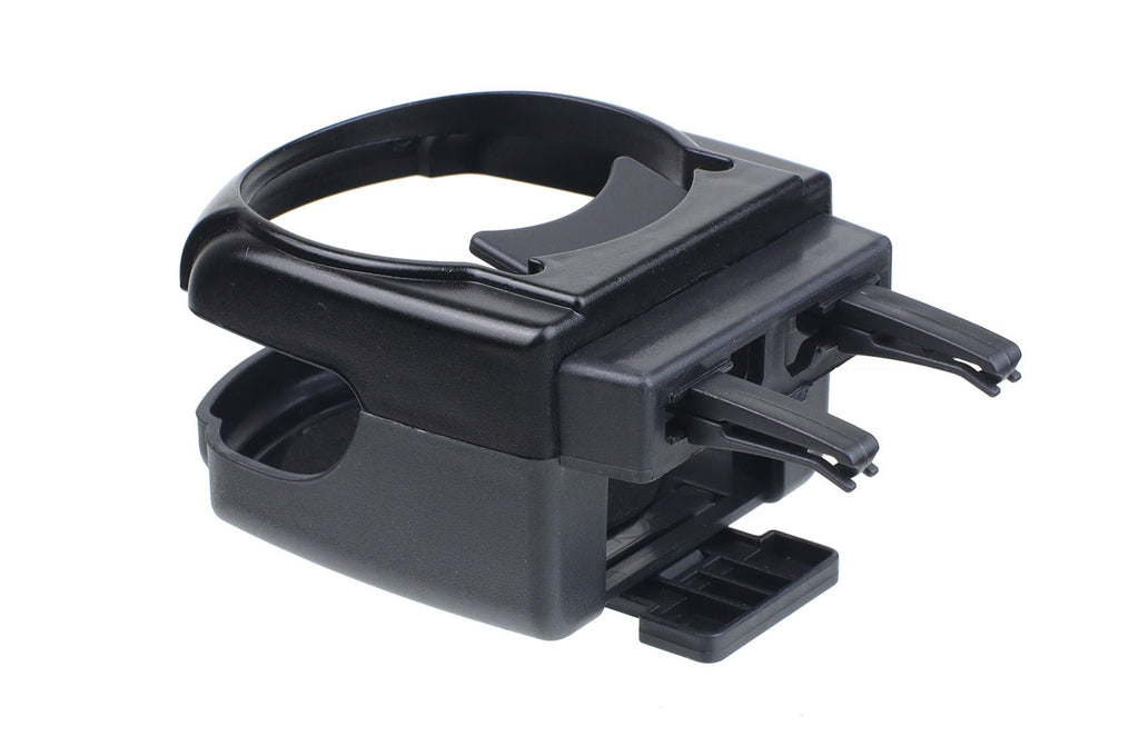 Suport auto universal pentru pahare, montaj in grila de ventilatie, culoare neagra, DH-03