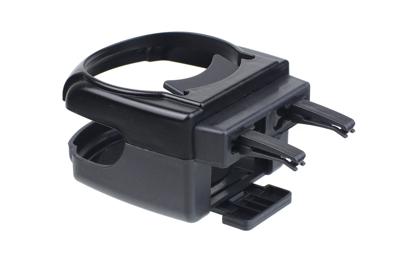 Suport auto universal pentru pahare, montaj in grila de ventilatie, culoare neagra, DH-03