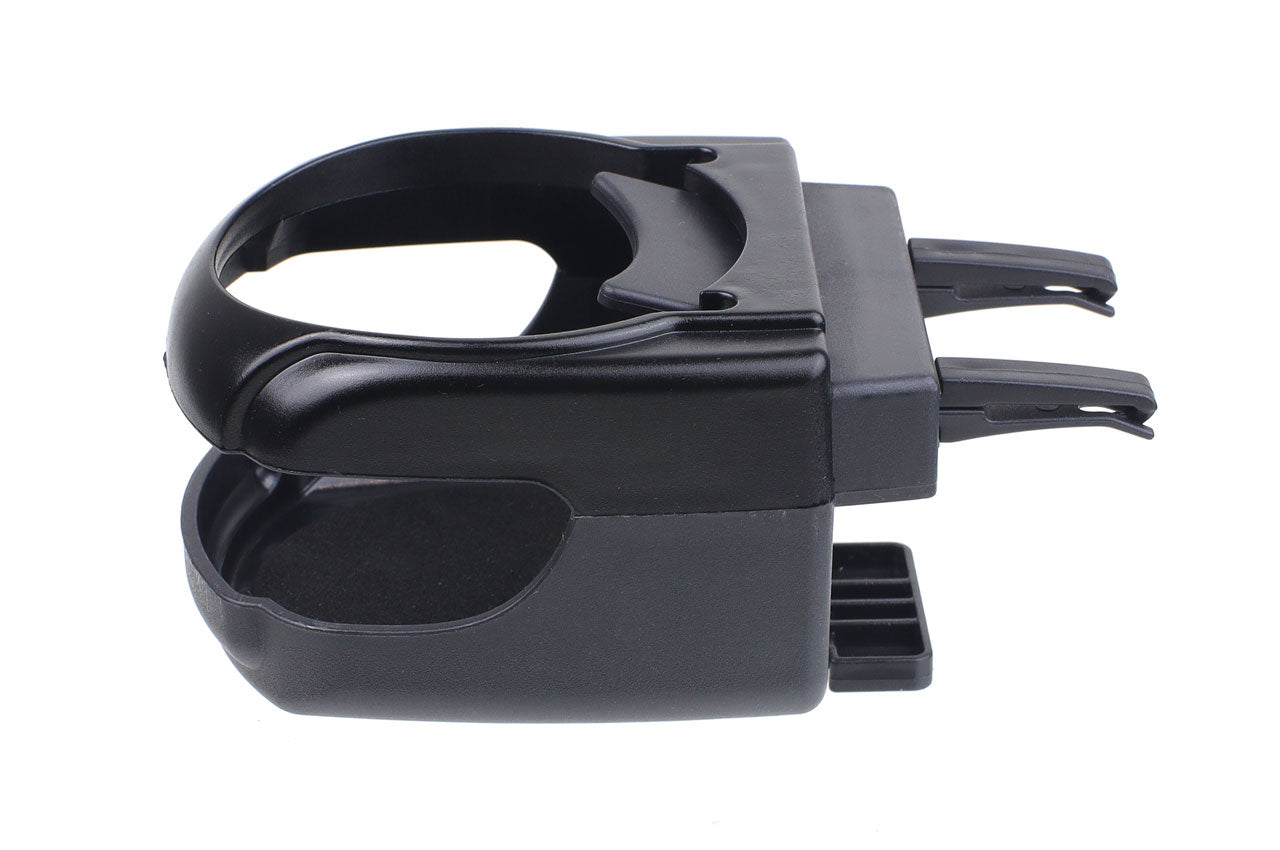 Suport auto universal pentru pahare, montaj in grila de ventilatie, culoare neagra, DH-03