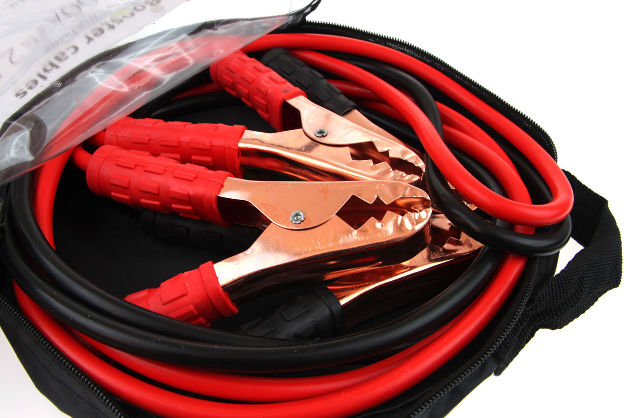 Set cabluri de pornire auto cu clesti, 400A - 2,5m