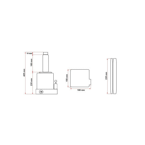 Cric hidraulic tip piston, sarcina maxima suportata 50T