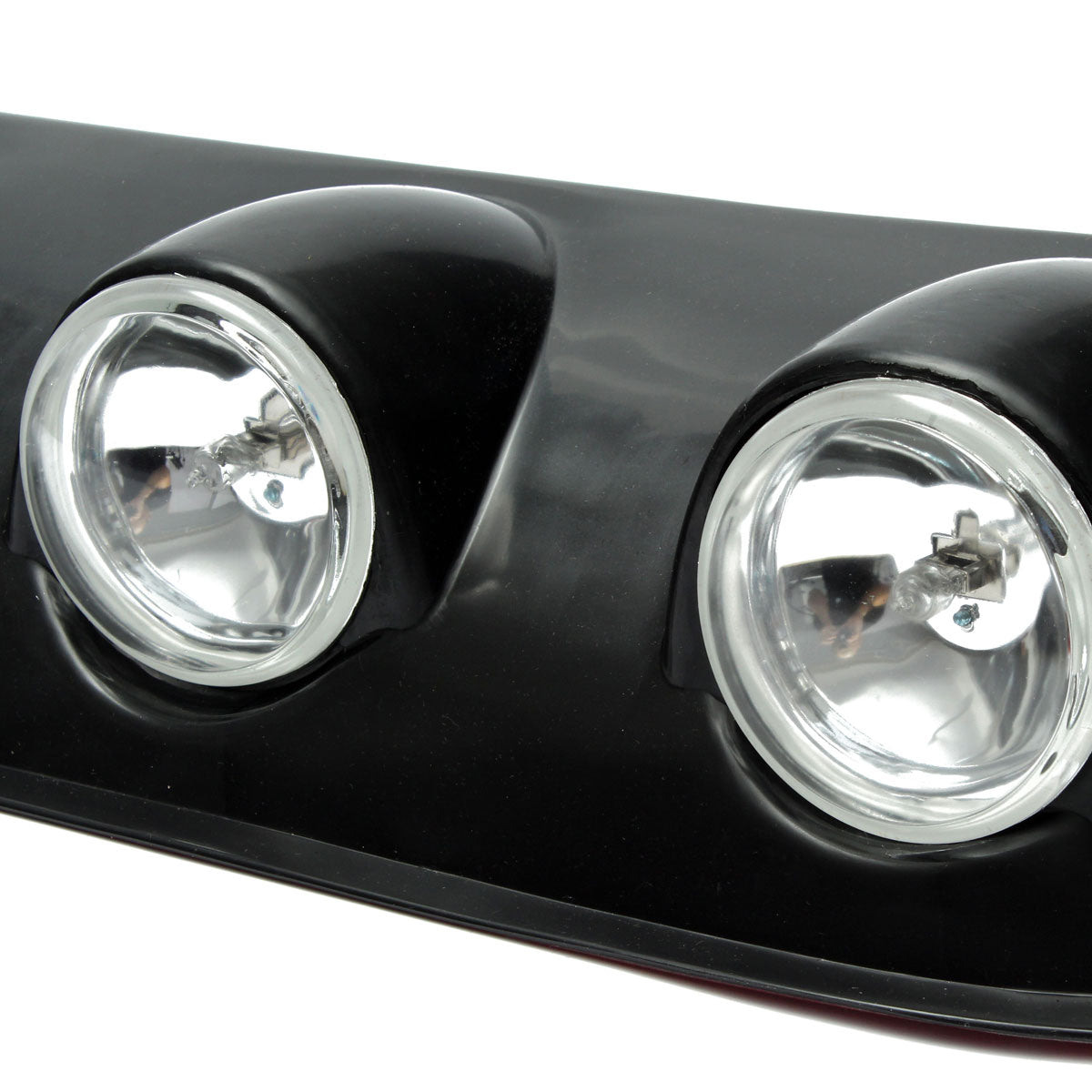 Ansamblu format din 4 proiectoare cu becuri H3 cu halogen, montaj pe plafon sau capota, alimentare 12V, lungime 100cm, destinat vehiculelor Off-Road