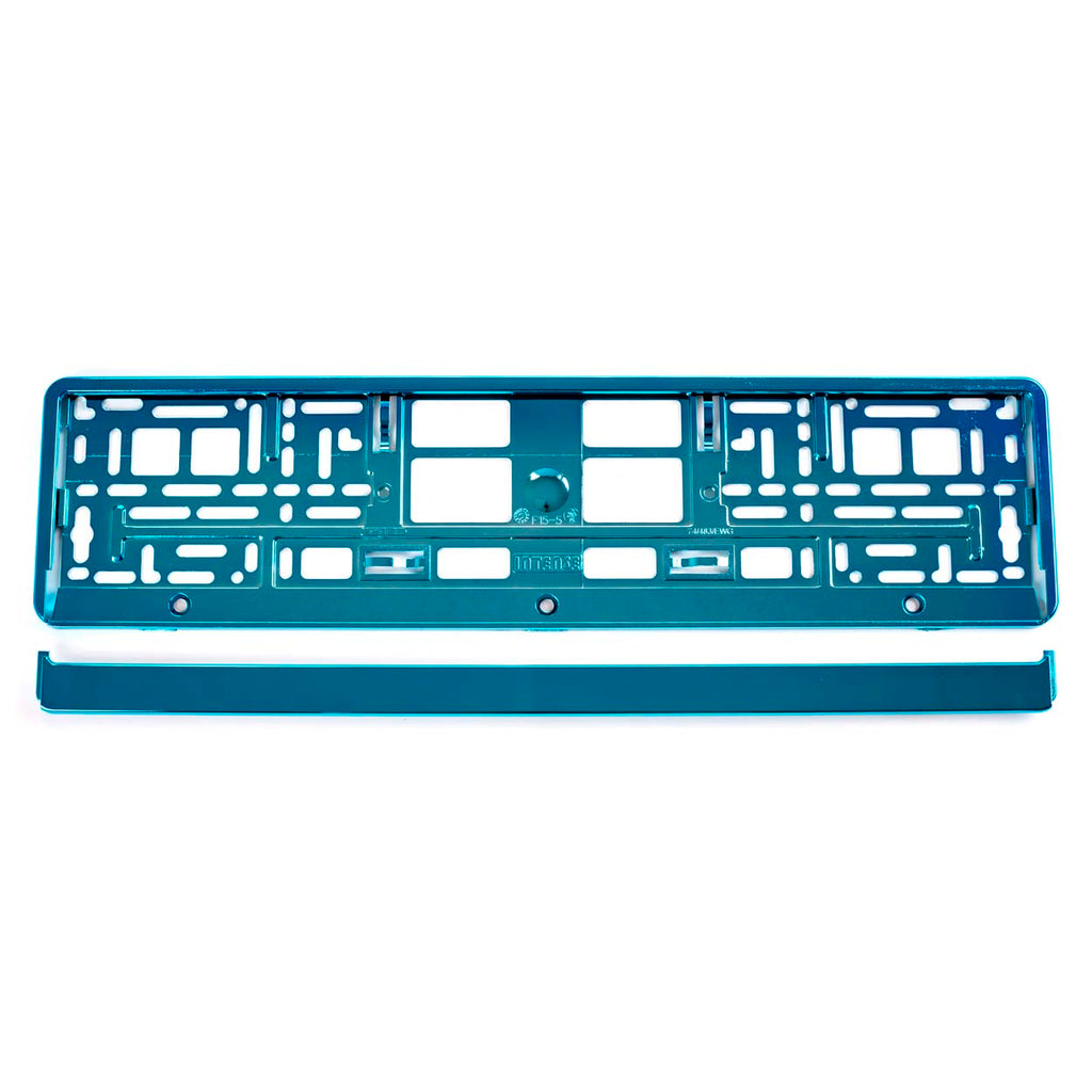 Suport numar inmatriculare din plastic, calitate Premium, culoare TURQUOISE