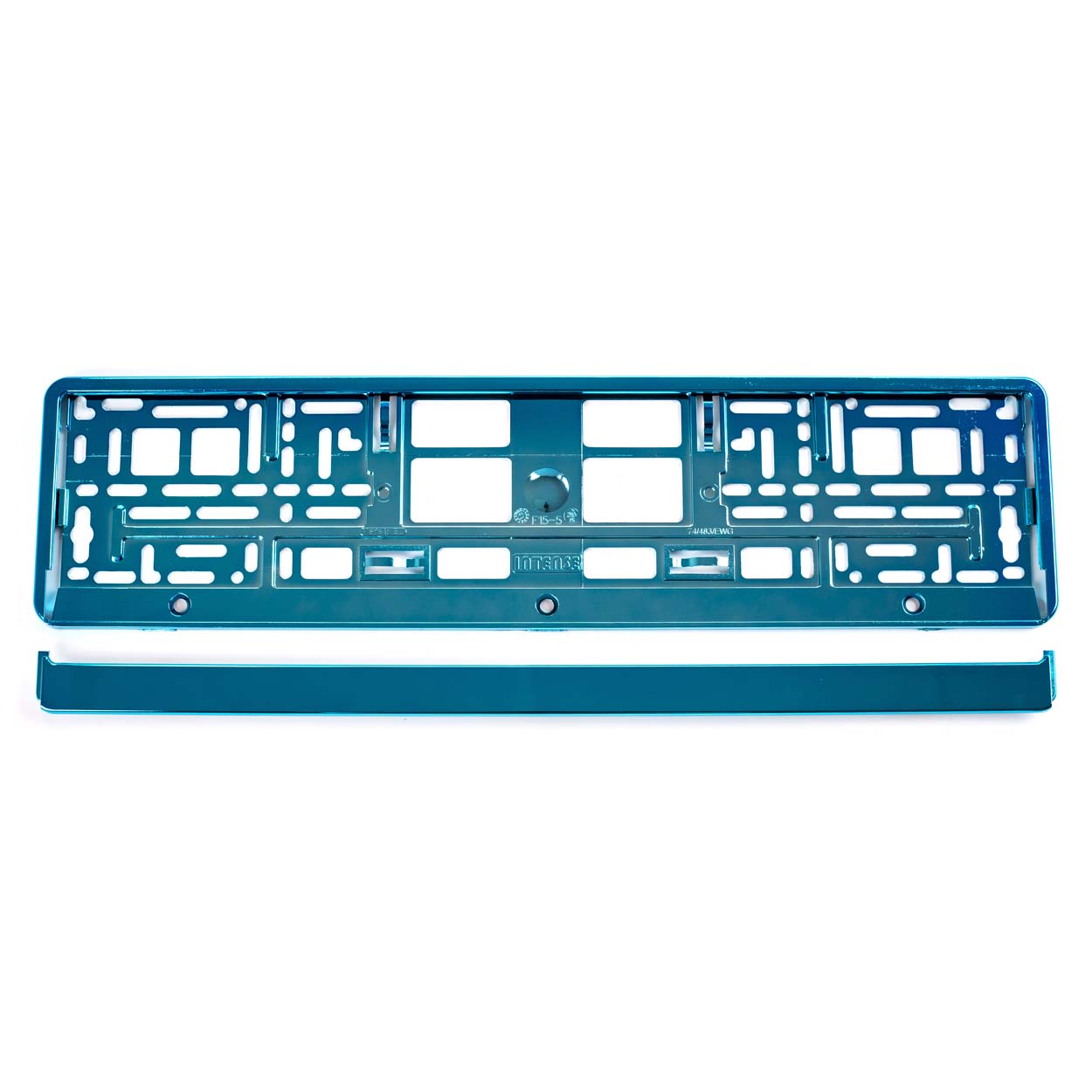 Suport numar inmatriculare din plastic, calitate Premium, culoare TURQUOISE