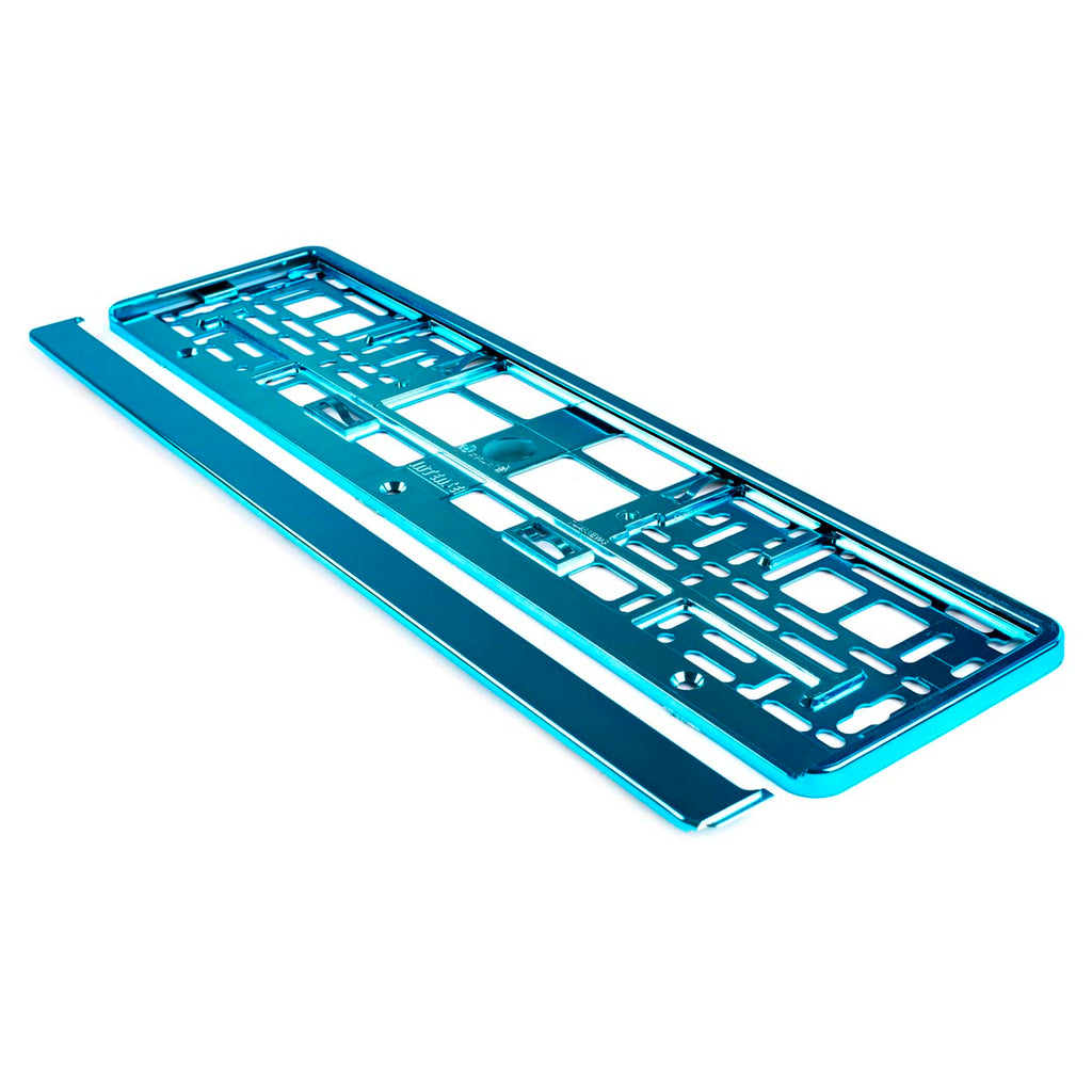 Suport numar inmatriculare din plastic, calitate Premium, culoare TURQUOISE