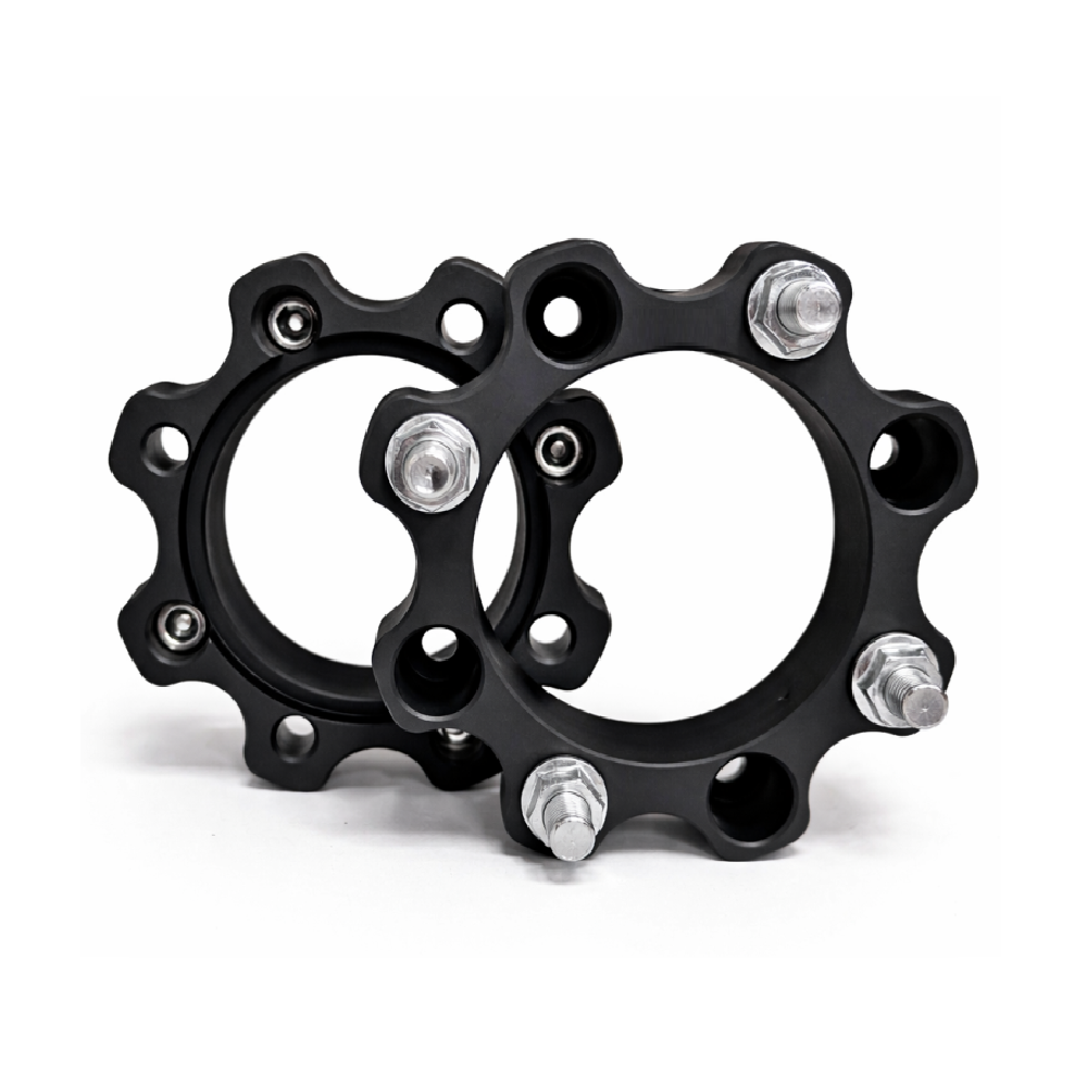 Set 2 buc. Distantiere Roti ATV din Aluminiu Forjat, grosime 50mm, distanta prezoane 4 x 136mm, gaura centrare 120mm, piulite M10 x 1,25