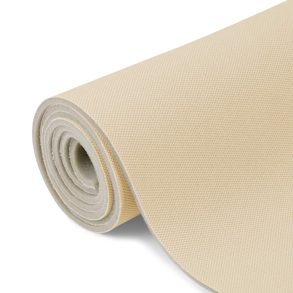Material pentru reconditionare plafon auto, material textil cu spate buretat, culoare Bej, dimensiune 2m x 1,50m
