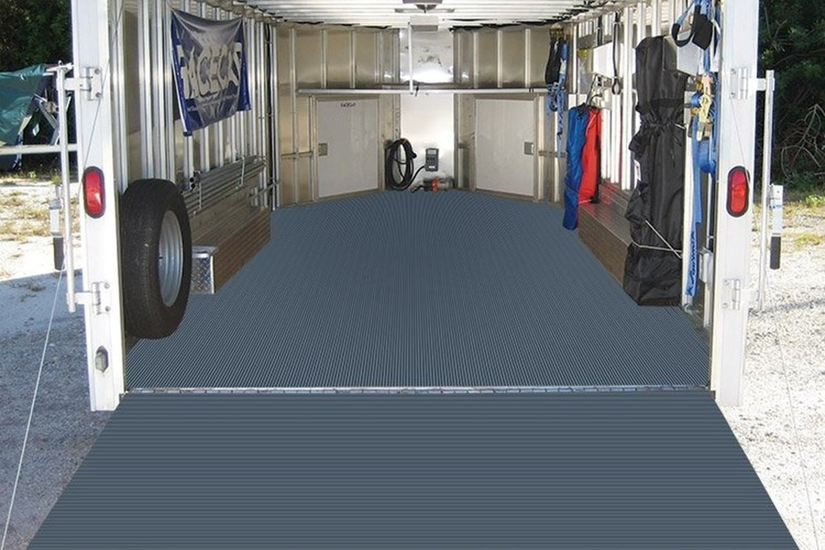 Covor Antiderapant din Cauciuc, Linoleum din Cauciuc pentru Protectie Podea Auto - model STRIURI FINE