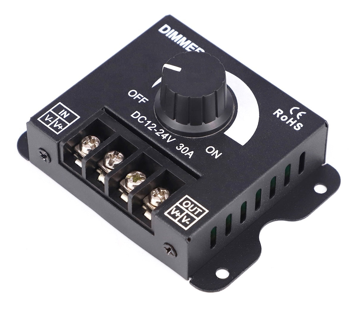 Dimmer LED cu reglaj manual, 12V - 24V, 360W - 720W, 30A