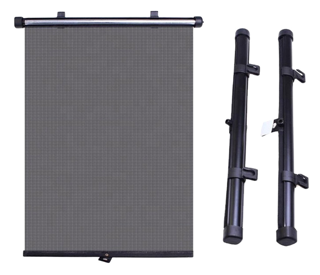 Set 2 buc. jaluzele auto retractabile, latime 40cm, culoare Neagra