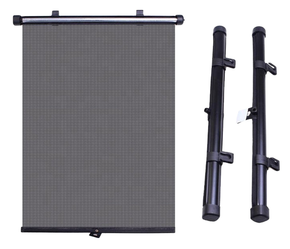 Set 2 buc. jaluzele auto retractabile, latime 40cm, culoare Neagra