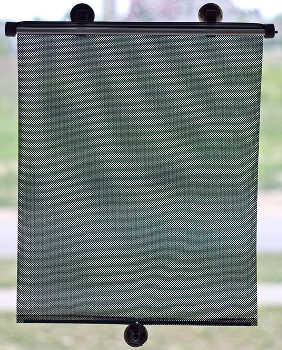 Set 2 buc. jaluzele auto retractabile, latime 40cm, culoare Neagra