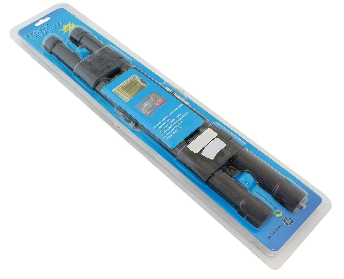 Set 2 buc. jaluzele auto retractabile, latime 40cm, culoare Neagra
