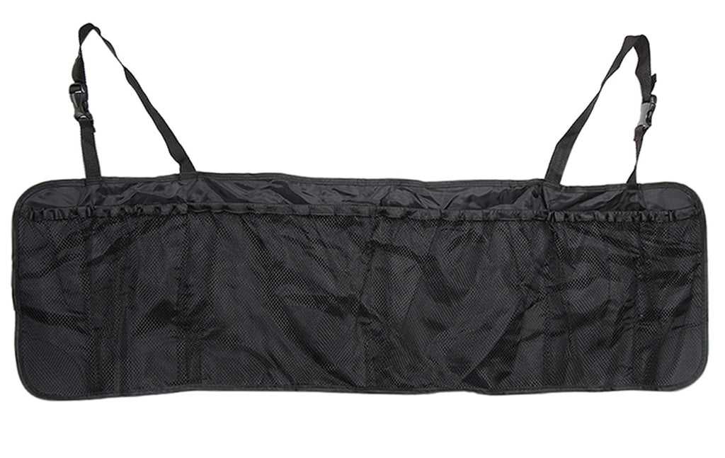 Organizator portbagaj auto cu 6 buzunare, 33 x 104 cm, culoare neagra