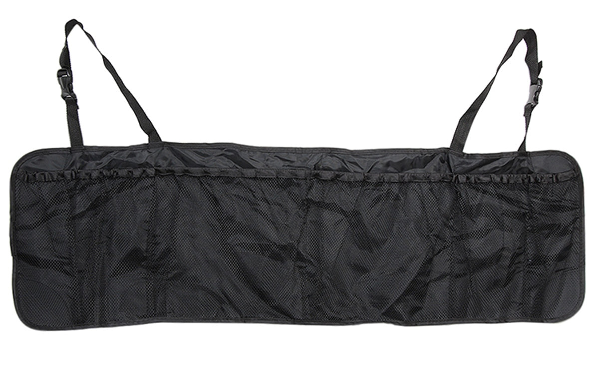 Organizator portbagaj auto cu 6 buzunare, 33 x 104 cm, culoare neagra