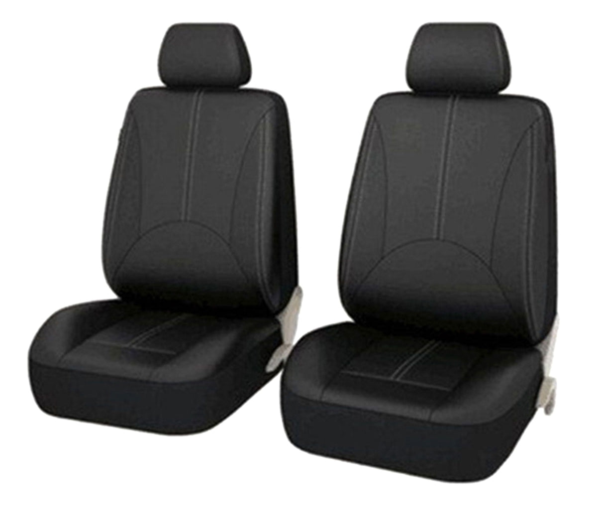 Set 11 huse scaun auto UNIVERSALE din piele ecologica NEGRU AG338E