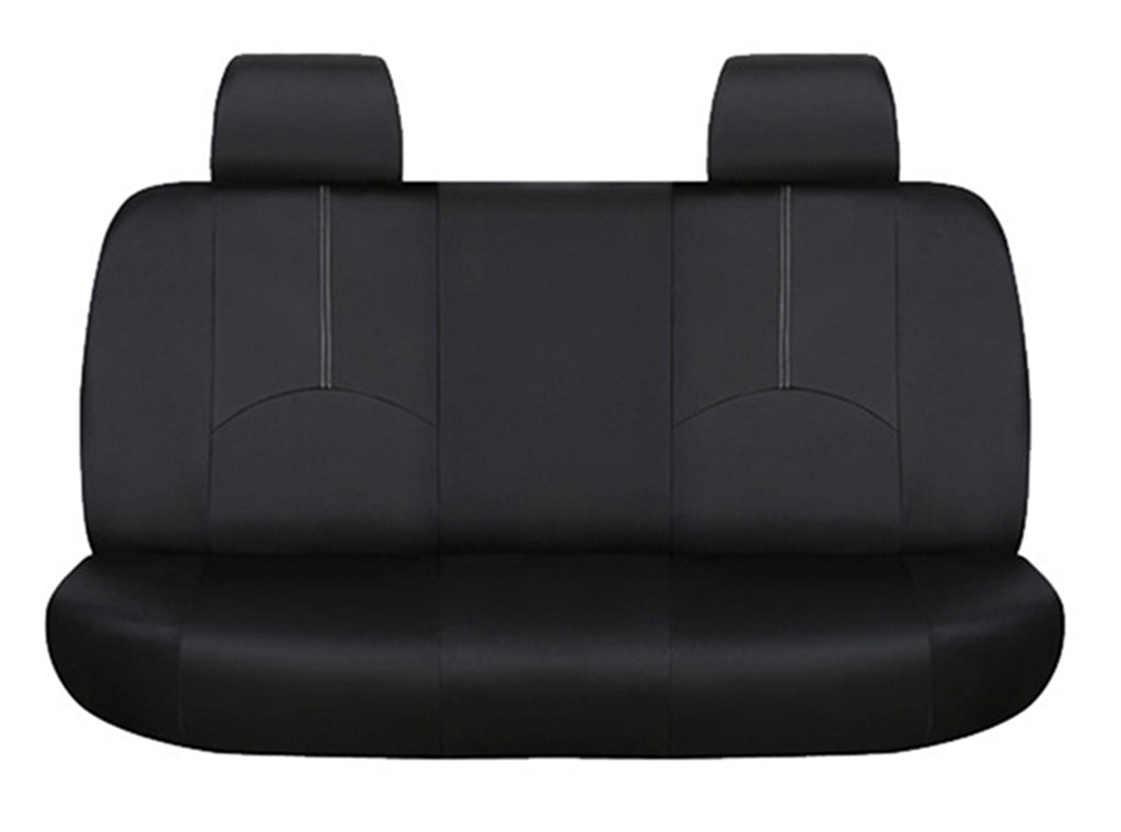 Set 11 huse scaun auto UNIVERSALE din piele ecologica NEGRU AG338E