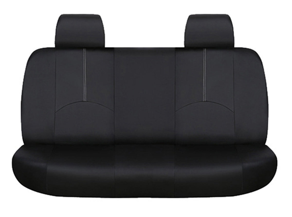 Set 11 huse scaun auto UNIVERSALE din piele ecologica NEGRU AG338E