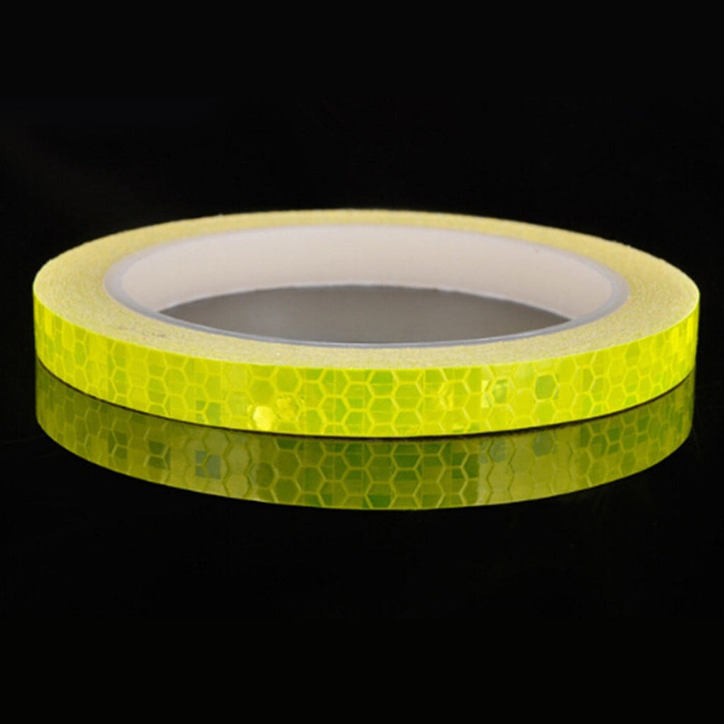 2 x Sticker Reflectorizant "OUTLINE DECO", culoare GALBEN, dimensiune 1cm x 8m