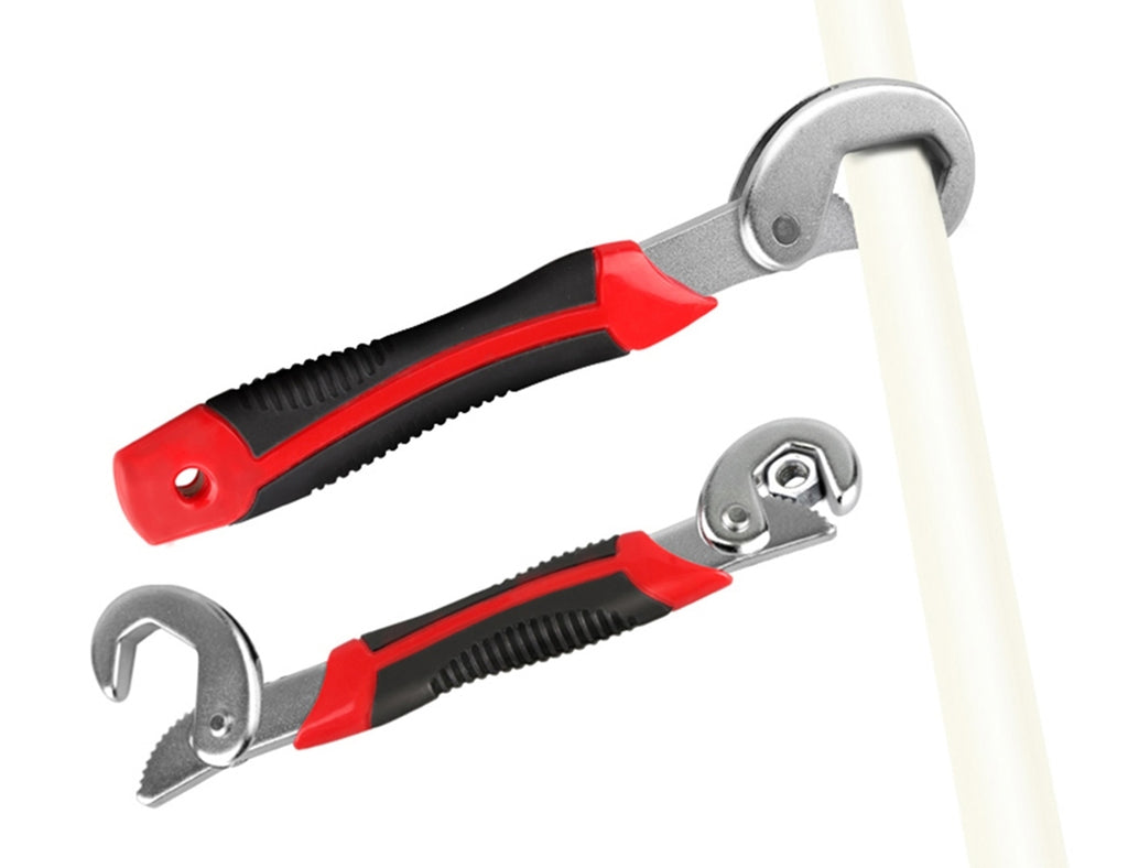 Set 2 chei universale multifunctionale de tip "carlig", din metal rezistent, 9-32mm, AVX-AG476A