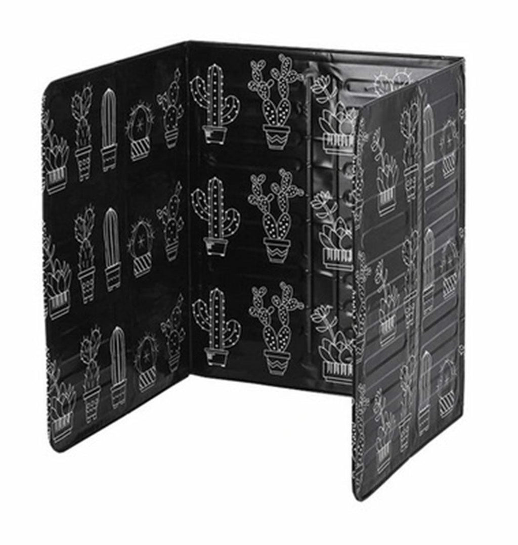 Protectie din aluminiu anti-stropire pentru gatitul pe aragaz, lavabila, culoare Neagra