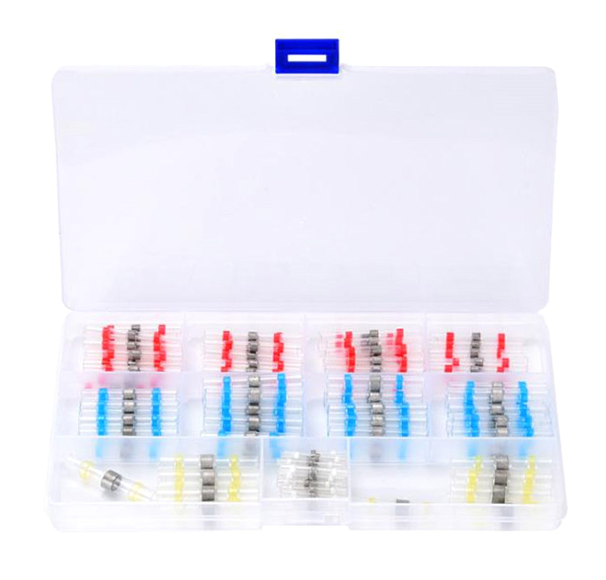Set 120 tuburi contractabile, premium, transparente