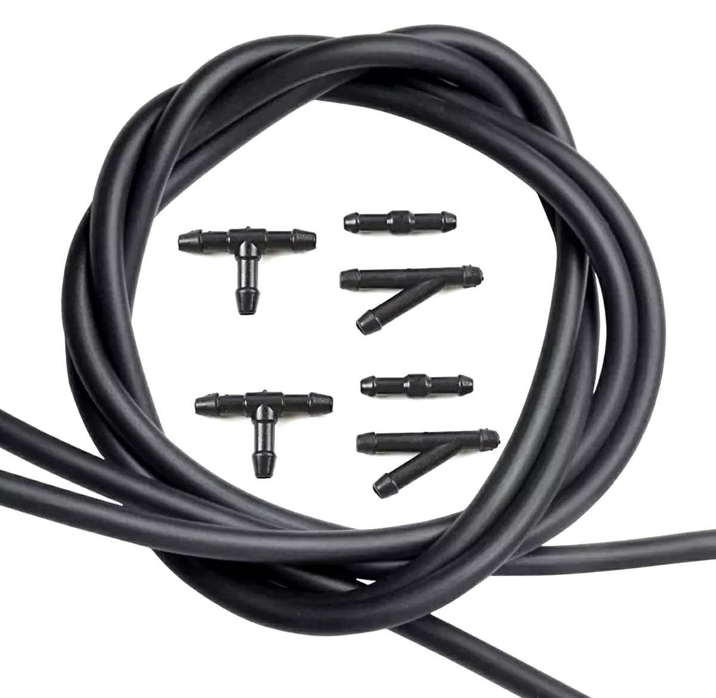Set Universal cu 2 diuze spalare parbriz + furtunuri si accesorii de montaj