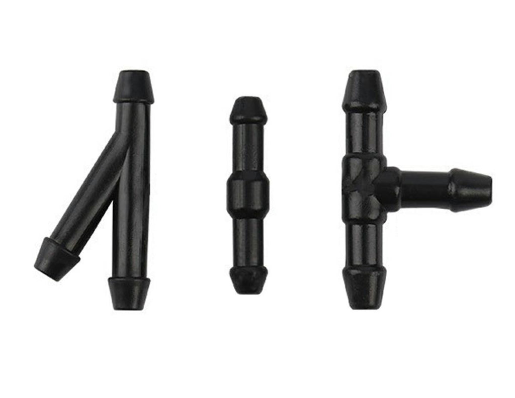 Set Universal cu 2 diuze spalare parbriz + furtunuri si accesorii de montaj