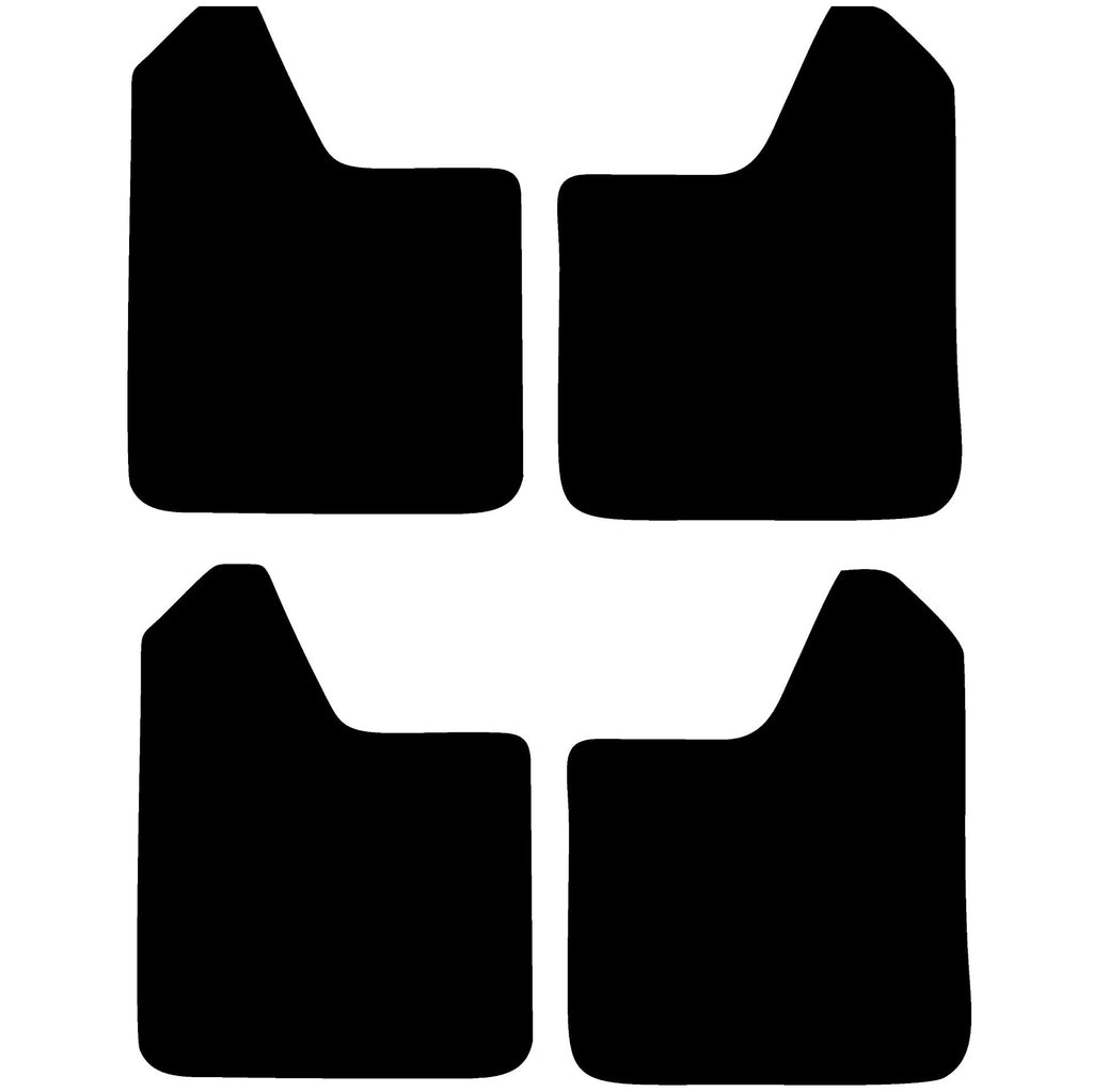 Set 4 Aparatori Noroi SPORT din cauciuc pentru autoturisme, universale,  model Blank, dimensiune 30 x 23cm